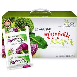 청룡농원 빨간양배추 브로콜리즙 110ml x 75개입, 75개