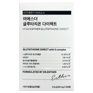 에스더포뮬러 글루타치온 다이렉트, 9.6g, 1개