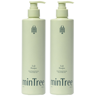 민트리 탈모증상완화 여성탈모 저자극 약산성 두피강화 스칼프 샴푸 500ml, 2개