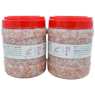 씨엔본스 신안 새우젓 국산 천일염, 2개, 2kg