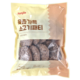 선진 육즙가득 소고기패티 1.1kg 110g x 10개입, 1개