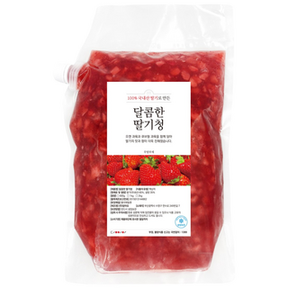 담아요 수제 달콤한 딸기청, 1개, 1개입, 2kg
