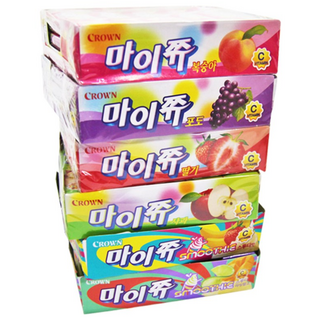 크라운 마이쮸 팩 포도