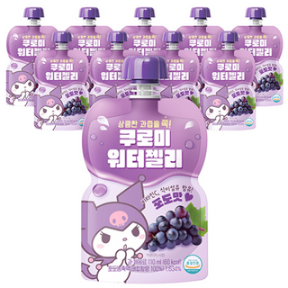 아텍스 쿠로미 워터젤리, 110ml, 10개, 포도맛