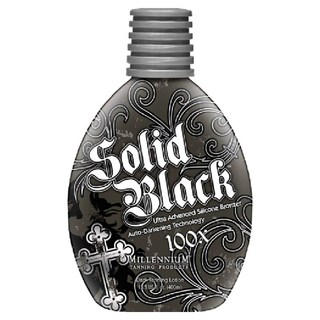 밀레니엄 태닝 솔리드 블랙 100X 태닝로션, 400ml, 1개