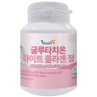 고함량 글루타치온 이너뷰티 얼굴하얘지는 엘라스틴 비오틴 화이트 콜라겐 토마토 정 100% 피부 미백 알약 효모 가루 히알루론산 식약청 인정 + 종근당 사은품 증정, 60정, 1개