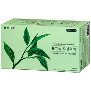 대한다업 유기농 보성녹차, 1.2g, 1개, 100개입