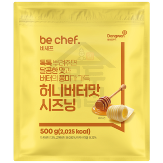 동원 홈푸드 비셰프 허니버터맛시즈닝 500G 허니버터시즈닝 분말, 1개
