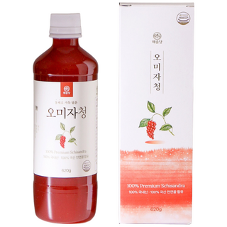 [국산 100%] 해솔당 문경 자일로스 오미자청 꿀 함유, 1개, 1개입, 620g