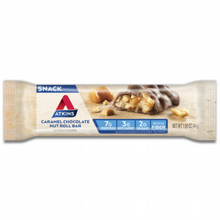 앳킨스 프로틴 바 캐러멜 초코렛 너트 롤, 220g, 1개