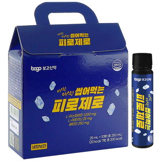 보고신약 씹어먹는 피로제로 10병 X 1박스 (총 10병), 없음
