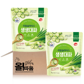 해표 리얼슬라이스 생생대파, 20g, 2개
