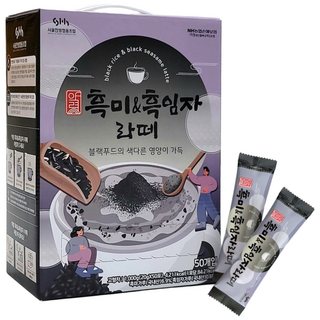 [서울한방협동조합] 약령 흑미&흑임자 라떼, 1개, 50개입, 20g