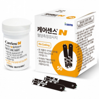 케어센스 N 개인용혈당검사지, 2개, 50개입