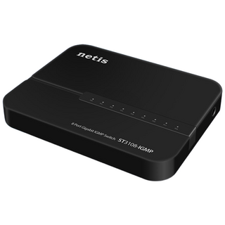네티스 기가비트 8포트 스위칭허브, ST3108-IGMP, 1개