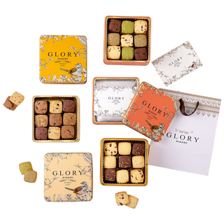 [쇼핑백/그립톡증정] 홍콩 글로리베이커리 쿠키 4믹스 3종 택1 (티타임 / 스윗데이 / 러브포션) 320g_쿠키선물, 320g, 1ml, 티타임, 1개