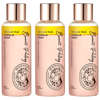 동국제약 덴트릭스 뷰티풀링 오일가글 (루이보스엣선셋) 80ml 구취제거 오일풀링 디톡스가글 잇몸질환예방 구강케어, 3개
