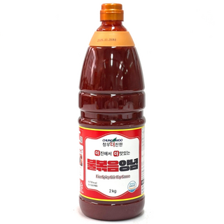 청우 더진한 볶음양념 만능불볶음양념 매운양념 업소용 소스, 2kg, 1개