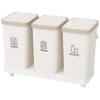모노플랫 3단 가정용 분리수거함