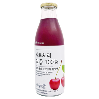 투오가닉 NFC 착즙 타트체리 주스 100% 착즙원액, 1개, 1000ml