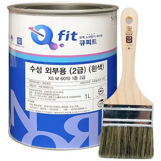 노루페인트 수성 외부용 백색, 1개, 1L, 화이트