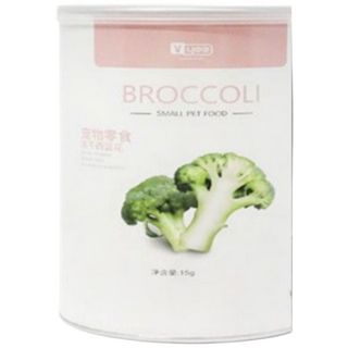 (BEST) 브로콜리 이갈이 간식 햄스터 소동물, 1개, 15g