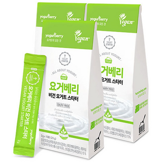 요거베리 비건 요거트 스타터 식물성 유산균 3박스, 2g, 10개입, 3개