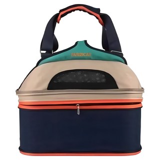 패리스캣 쉘터 돔캐리어 고양이 이동가방 [색상2종], 민트, 1개