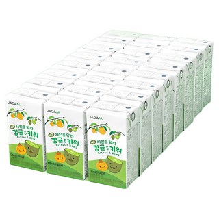 자담 자연을담다 감귤 앤 키위 주스, 24개, 125ml