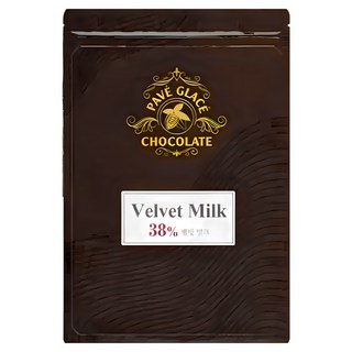 파베글라스 커버춰 밀크 초콜릿 38%, 1kg, 1개