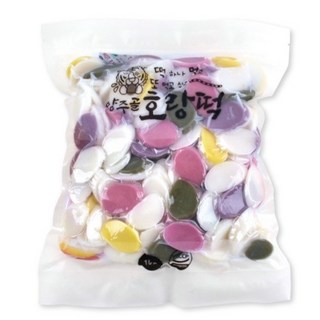 우리쌀 옛날 오색 떡국떡 1kg 5봉 대량묶음 (총 5kg), 5개