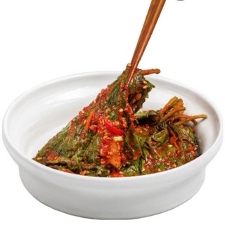 밥도둑푸드 국내산 생깻잎김치, 500g, 1개
