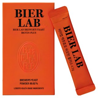 비어랩 독일산 맥주효모 환 비오틴 플러스 스틱형, 60.2g, 12박스