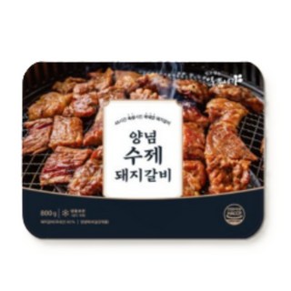 일품나라 국내산 수제 양념 돼지 갈비, 800g, 4개