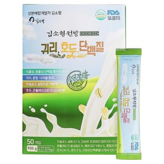 단백질 쉐이크 분말 귀리 호두 혼합 곡물 파바빈 HACCP 식약처인증 산양유 단백분말, 900g, 4박스