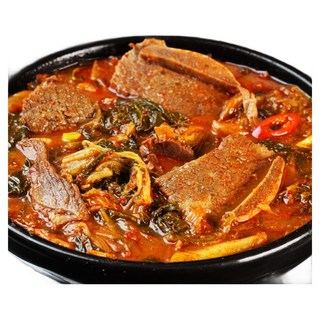 정마을 얼큰한 우거지 갈비탕 국내산 소고기 소갈비 우거지 해장국, 600g, 8개