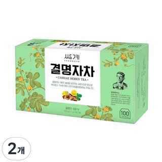 쌍계명차 결명자차 티백, 1.2g, 100개입, 2개
