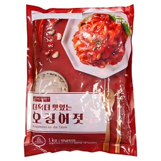 반찬단지 오징어젓 1kg (진공), 1개