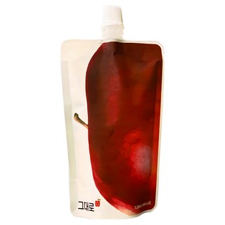 그대로 쭙 국산 사과즙 원물 100% NFC착즙 스파우트파우치 프리미엄 패키징 120ml, 30포