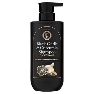 [댕기머리]단백질 영양케어 흑마늘 앤 커큐민 샴푸 500ml, 1개