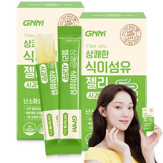 상쾌한 식이섬유 젤리 사과맛 / 난소화성말토덱스트린 배변활동 원활에 도움을 줄 수 있음, 300g, 2박스