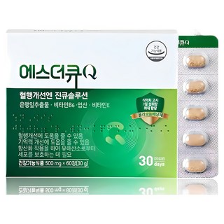 [본사직영] 여에스더 혈행개선엔 진큐솔루션, 1개, 60정