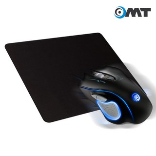 OMT 게이밍 마우스패드 MOUSEPAD 패드, NMP-002 블랙, 1개