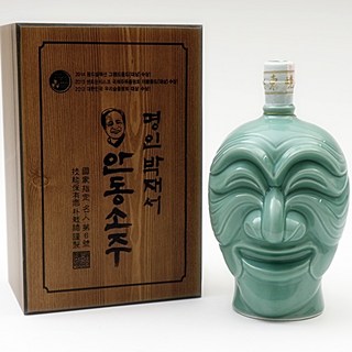 박재서 명인 안동소주 양반탈 800ml (45%), 1개 대표 이미지 - 소주 추천