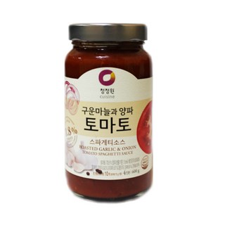 청정원 구운마늘과 양파 토마토 스파게티소스, 600g, 1개