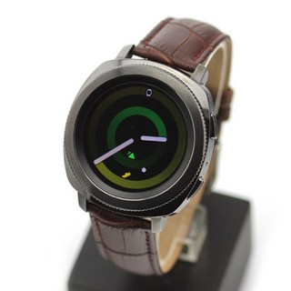 알버트 SM-R600 기어스포츠 A03 브라운악어무늬 소가죽밴드, A03+추가상품(실버), 1개