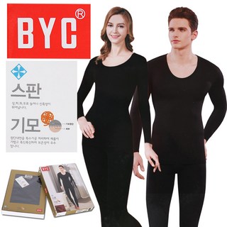 BYC 베이직 기모스판 남녀 겨울내복