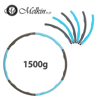 멜킨스포츠 버넷 스탠다드 훌라후프 1200g 뱃살 다이어트 지압 가정용 실내 홈트레이닝 스탠다드_1500g_블루그레이 상품 이미지