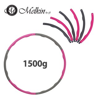 멜킨스포츠 버넷 스탠다드 훌라후프 1200g 뱃살 다이어트 지압 가정용 실내 홈트레이닝 스탠다드_1500g_핑크그레이 상품 이미지