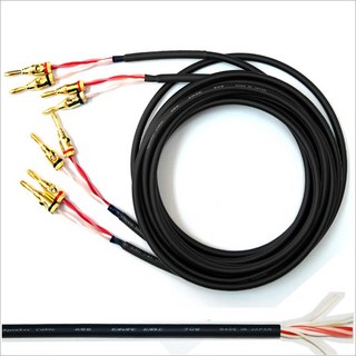 카나레 하이파이스피커케이블 4심케이블 407SET (2M+2M), 1개
